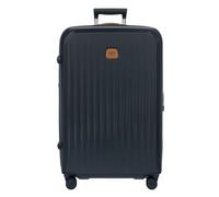 Bric's Taormina 4 roulettes Trolley 75 cm avec soufflet d'extension bleu