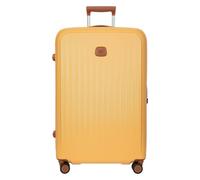 Bric's Taormina 4 roulettes Trolley 75 cm avec soufflet d'extension jaune