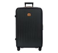 Bric's Taormina 4 roulettes Trolley 75 cm avec soufflet d'extension noir