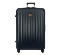 Bric's Taormina 4 roulettes Trolley L 82 cm avec soufflet d'extension bleu