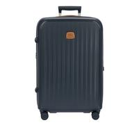 Bric's Taormina 4 roulettes Trolley M 69 cm avec soufflet d'extension bleu