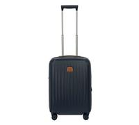 Bric's Taormina 4 roulettes Trolley S 57 cm avec soufflet d'extension bleu