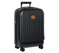 Bric's Taormina 4 roulettes Trolley S 57 cm avec soufflet d'extension noir