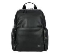 Bric's Torino Sac à dos en cuir 45 cm Compartiment pour ordinateur portable noir