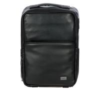 Bric's Torino Daypack Cuir véritable 37 cm Compartiment ordinateur noir