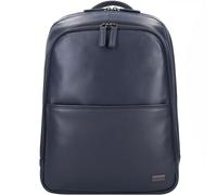 Sac à dos - BRIC'S - Turin - Cuir lisse et martelé - Bleu - Homme