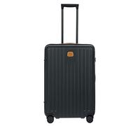 Bric's Trolley Rigid Expandable Collection Capri, Valise de Taille Moyenne à 4 Roues, Légère et Résistante, Connexion USB, Serrure TSA Intégrée, Dimensions 48x69x28/32, Noir