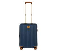 Bric's Milano - Trolley de cabine Capri - 4 roulettes, 55 cm, serrure TSA, USB - Bleu
