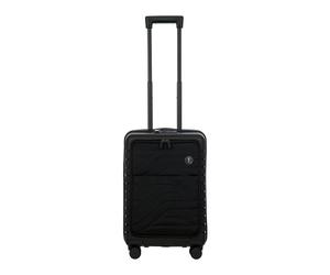 Bric's Ulisse 4 roulettes Trolley de cabine 55 cm avec soufflet d'extension noir