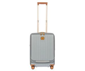 BRIC'S Valise argent pour femme et homme - Capri Cabin Trolley Organizer 55 cm / 45 - 52 L Expandable S 157002