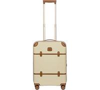 Bric's - Valise Spinner de Luxe avec Finition en Cuir - unisex - Valises - Beige - Taille: ONE Size