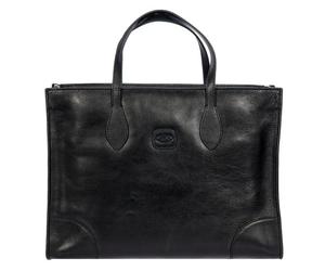 Bric's Volterra Sac de shopper S Cuir 35 cm Compartiment pour ordinateur portable noir