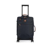 Bric's Milano Trolley cabine X-Travel Souple 55 cm 40 L 4 roues Bleu océan
