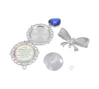 Bridal Bouquet Charm Photo Accessoire Photo Broche Broche avec Nœud Papillon scintillant pour Mariage