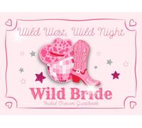 Bridal Shower Guestbook: Glamour Western & Cowgirl Bachelorette Party