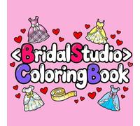 Bridal Studio: This coloring book is suitable for adults and beginners.Simple and Relaxing Designs