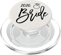 Bride 2026 Bachelorette avec Bague Graphique PopSockets PopGrip pour MagSafe