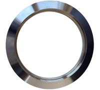 Bride à souder vierge alésée KF10, bride ISO-KF NW10, en acier inoxydable 304, alésage de Tube de 12.7mm, 5 pièces(KF50-50.8mm)