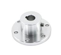 Bride à vide Accouplement avec/sans rainure de clavette, plaque frontale tour en aluminium, mandrin for le travail des métaux, 1 pièce(14mm)