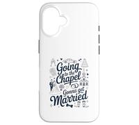 Bride Bridal Going To The Chapel Gonna Get Married Wedding Coque pour iPhone 16