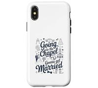 Bride Bridal Going To The Chapel Gonna Get Married Wedding Coque pour iPhone X/XS