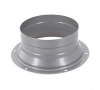 Bride de connecteur de conduit 7,6 à 25,4 cm, raccord rond en acier galvanisé pour conduit flexible/rigide, collier d'accouplement de tuyau de drain/déchets/ventilation, plaque de montage pour tube