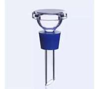 Bride de filtration par solvant, support de membrane filtrante à noyau de en verre for coupelle filtrante de 300 ml avec bouchon en caoutchouc