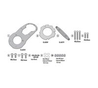 Givi Bride de réservoir Tanklock pour Yamaha MT-07 2021 Argenté
