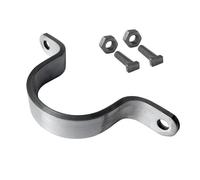 Bride de fixation pour poteau Bride simple ou double avec boulonnerie À l'unité Diam 60 Mm (Bride Simple)