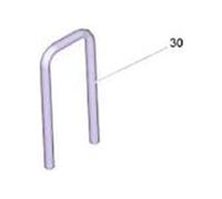 Bride de Fixation Sortie HP extérieur pour Nettoyeur Haute Pression Compatible Karcher - 90395200