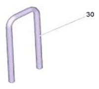 Bride De Fixation Sortie Hp ExtErieur