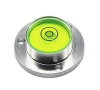 Bride de niveau à bulle horizontale 30 x 20 x 11 mm pour balance électronique avec tige en métal résistant aux rayures et fibre de carbone pour une mesure fiable (blanc)