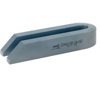 Bride de serrage à fourche DIN 6315B fendue l.22mm L.250mm p.vis de serrage M20,M22 AMF