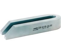 Bride de serrage à fourche DIN 6315B fendue l.22mm L.315mm p.vis de serrage M20,M22 AMF
