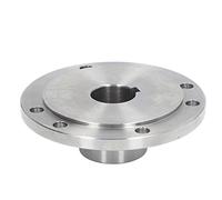 Bride de Tour 125mm en Acier Renforcé pour K11-125 K12-125 K72-125 Plaque Frontale de Connexion de Mandrin Précis pour Tourneurs de Bois Professionnels Atelier Menuiserie