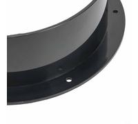 Bride de tuyau droite ABS haute résistance pour systèmes de conduits de ventilation (150 mm)