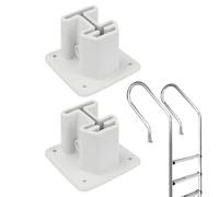 Bride d'échelle de Piscine - Support Durable en résine ABS | Supportd'échelle de piscin Hors Sol avec suport Stable antiderapant, matériel de Rechange pour Piscine | Support de sécurité pour piscin
