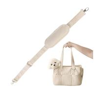 Bride d'épaule du transporteur pour animaux de compagnie, courroie d'épaule de remplacement, Sangle de sac à dos avec rembourré, Élières à chiens rembourrées réglables Accessoire pour sac de porte Mes