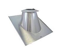 Bride d'étanchéité de toiture Bertrams Dw 22DE30VA200VA 15-30 degrés, avec collier de pluie, Ø 200 mm