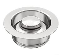 Bride d'évier d'évacuation des ordures, kit de bride d'évier en acier inoxydable avec bouchon pour canalisations d'évier de cuisine standard de 8,9 cm, mécanisme à torsion