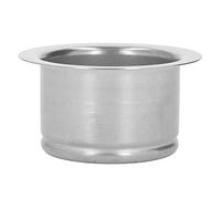 Bride d'Évier Extensible 114mm en Acier Inoxydable, Hauteur 60mm, Diamètre 87mm - Haute Résistance, Étanchéité Optimale, Idéale pour Systèmes d'Élimination des Déchets en Cuisine