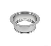 Bride d'évier robuste en acier inoxydable pour unité d'élimination des ordures - Connecteur de vidange à 3 points - Accessoires d'évier de cuisine antirouille 114 mm (114)