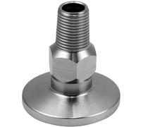 Bride en acier inoxydable vers adaptateur NPT mâle de 2 pouces, raccords sous vide à connexion rapide, 2 pièces(KF16-1 1/4in.)