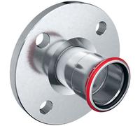 Bride en acier PN 10/16 avec manchon de compression d76,1 Geberit Mapress 23759
