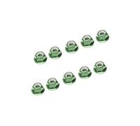 Bride en Aluminium anodisé coloré M5, écrou autobloquant en Nylon for Moteur sans balais 100 2207 2306 2806.5 pièces, 20/2306.5 pièces(20PCS M5 Green)