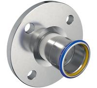 Bride en inox PN 10/16 avec manchon de compression d42 Geberit Mapress 34207