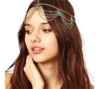 Bride Headdress Hair Accesories Elegant Head Chain Jewelry Women Wedding Accessories Bridal Headpiece pour les occasions spéciales et les festivals(Color 11)