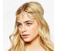 Bride Headdress Hair Accesories Elegant Head Chain Jewelry Women Wedding Accessories Bridal Headpiece pour les occasions spéciales et les festivals(Color 10)