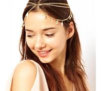 Bride Headdress Hair Accesories Elegant Head Chain Jewelry Women Wedding Accessories Bridal Headpiece pour les occasions spéciales et les festivals(Color 12)