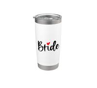 Bride I Fiancée Epouse EVJF Gobelet isotherme en acier inoxydable double paroi